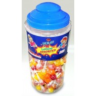Lick It Assorted Lolly Halal Fruit Flavoured Sweets Lollipops 150 Lolly Party